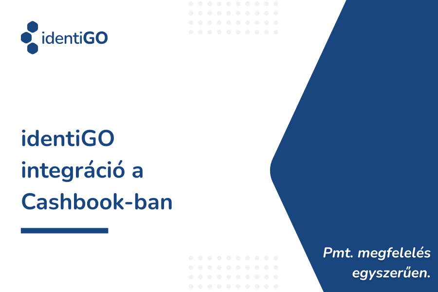 identiGO integráció a Cashbookban