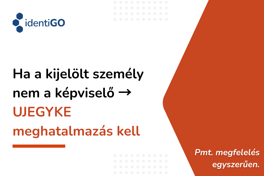 UJEGYKE benyújtása kijelölt személy részére
